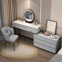 Bedroom Dressing Table With Fashion Design Makeup Dressing Table With Side Cabinet Wholesale China