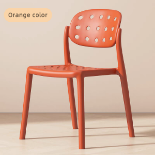 Summer style dining chair China factory price for beautiful simple plastic backrest chair