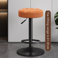 Factory direct sales lifting rotating round stool simple dinning chair