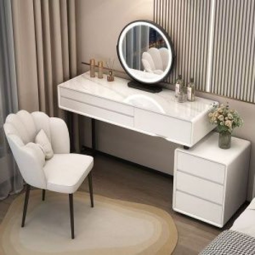 High Quality And Beautiful Design Makeup Dressing Table With Side Cabinet For Living Room Dresser Table Wholesale Price