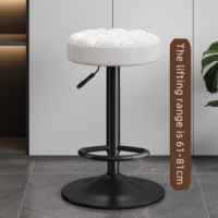 Factory direct sales lifting rotating round stool simple dinning chair