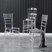 Hotel Banquet Transparent Crystal Chair
