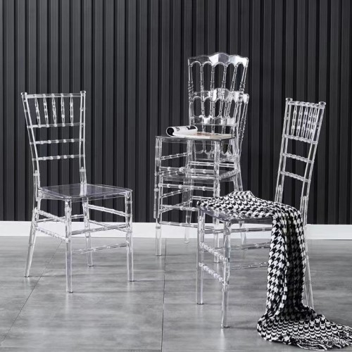 Hotel Banquet Transparent Crystal Chair