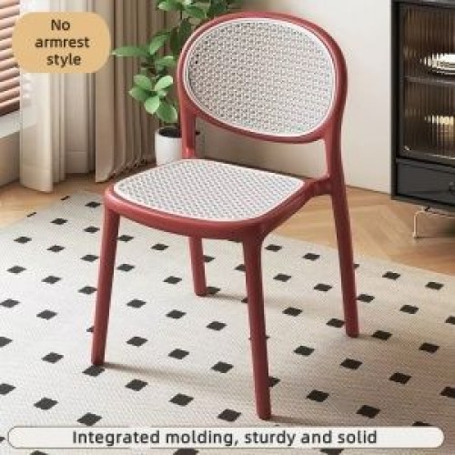 Beautiful plastic chair simple restaurant chair backrest dining chair with cheap price