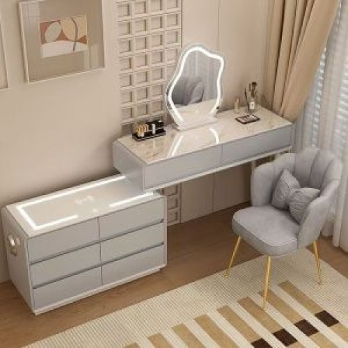 2025 Dressing table bedside table integrated dressing table bedroom modern and simple design