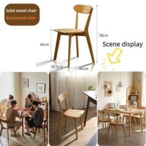 Solid wood furniture dining chair home dining chair with factory price from China