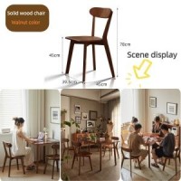 Solid wood furniture dining chair home dining chair with factory price from China