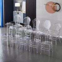 Hotel Banquet Transparent Crystal Chair