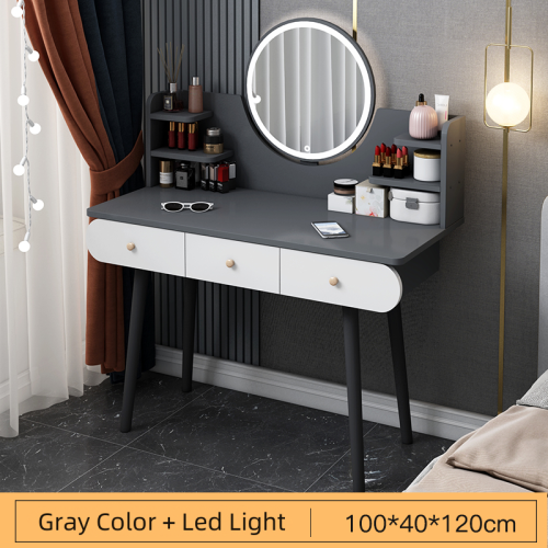 Bedroom simple modern small storage cabinet integrated small apartment internet celebrity ins style dressing table