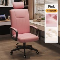 Cheap Pink Computer office or study chairs for lady or girls