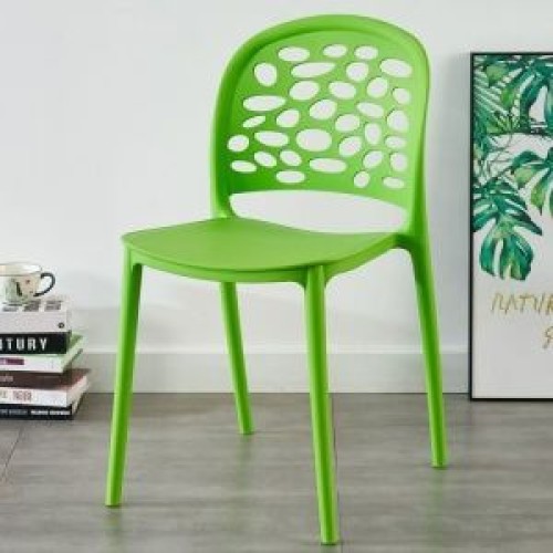 Plastic dining chair household backrest chair bedroom desk chair with cheap price