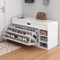 Modern Wooden Shoe Rack With Storage Cabinet Shoe Rack Bench Living Room Furniture Shoe Cabinet China Manufacturer