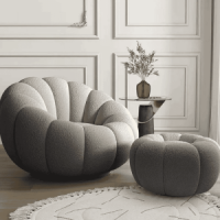 Household lazy sofa lounge chair rotatable pumpkin sofa chair