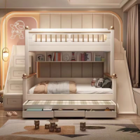 New style Bunk beds for kids bedroom modern minimalist bunk beds from wholsaler factory China