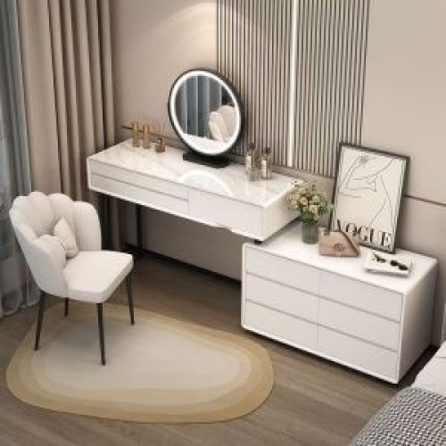 Bedroom Dressing Table With Fashion Design Makeup Dressing Table With Side Cabinet Wholesale China